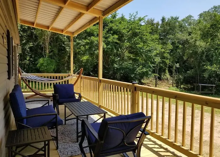 Tiny Home With Hammock Loft Bbq And Yard